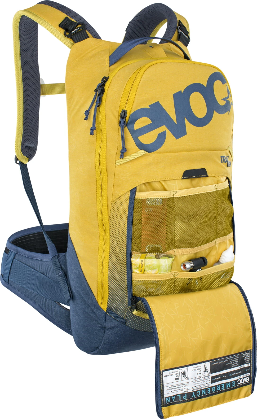 Evoc Trail Pro 10L - Rugzak - Curry/Denim 5 Evoc Trail Pro 10L - Rugzak - Curry/Denim - Afbeelding 5