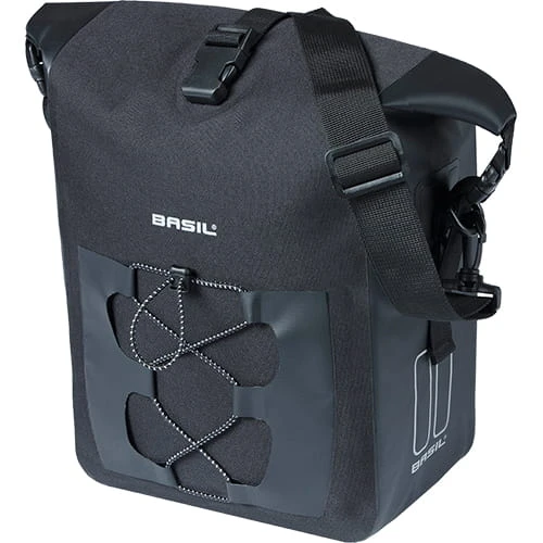 BASIL Navigator Waterproof M - Enkele Tas - 12-15 Liter - Zwart 1 BASIL Navigator Waterproof M - Enkele Tas - 12-15 Liter - Zwart