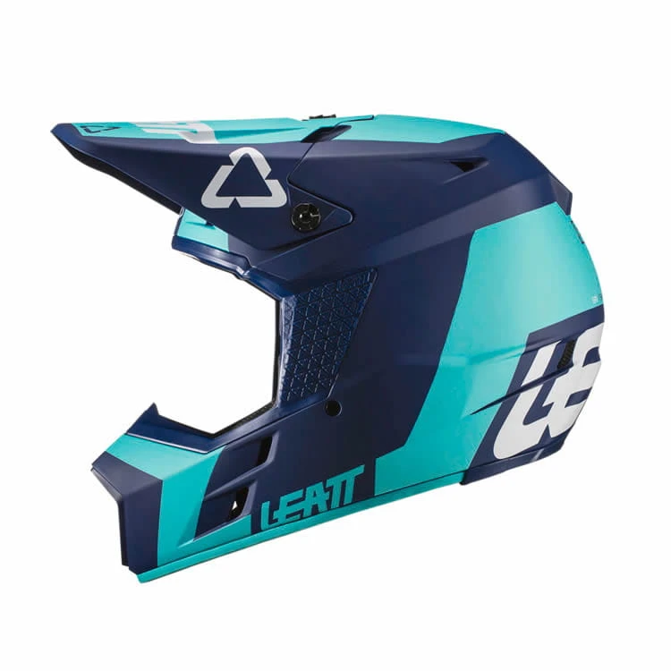 LEATT GPX 3.5 Motorcrosshelm - Groen-blauw 2 LEATT GPX 3.5 Motorcrosshelm - Groen-blauw - Afbeelding 2
