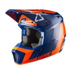 LEATT GPX 3.5 Motorcrosshelm - Oranje-blauw-wit