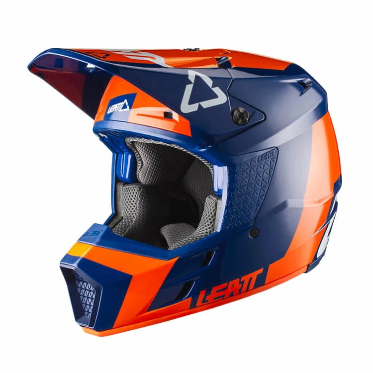 LEATT GPX 3.5 Motorcrosshelm - Oranje-blauw-wit 1 LEATT GPX 3.5 Motorcrosshelm - Oranje-blauw-wit