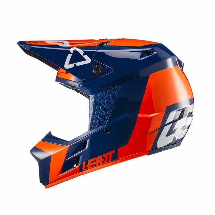 LEATT GPX 3.5 Motorcrosshelm - Oranje-blauw-wit 2 LEATT GPX 3.5 Motorcrosshelm - Oranje-blauw-wit - Afbeelding 2