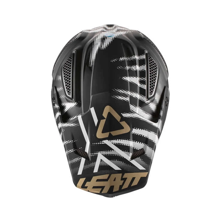 LEATT Motorcrosshelm GPX 5.5 Composiet - Zwart-wit-goud 3 LEATT Motorcrosshelm GPX 5.5 Composiet - Zwart-wit-goud - Afbeelding 3