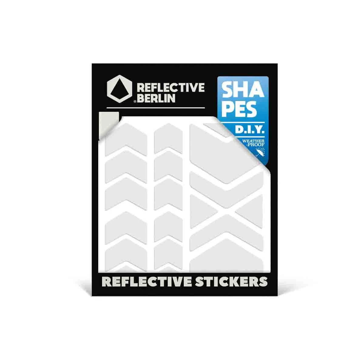 Reflecterende SCHAPEN - Chevron - Wit 1 Reflecterende SCHAPEN - Chevron - Wit