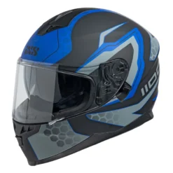IXS 1100 2.2 Motorfietshelm - Mat Zwart-blauw