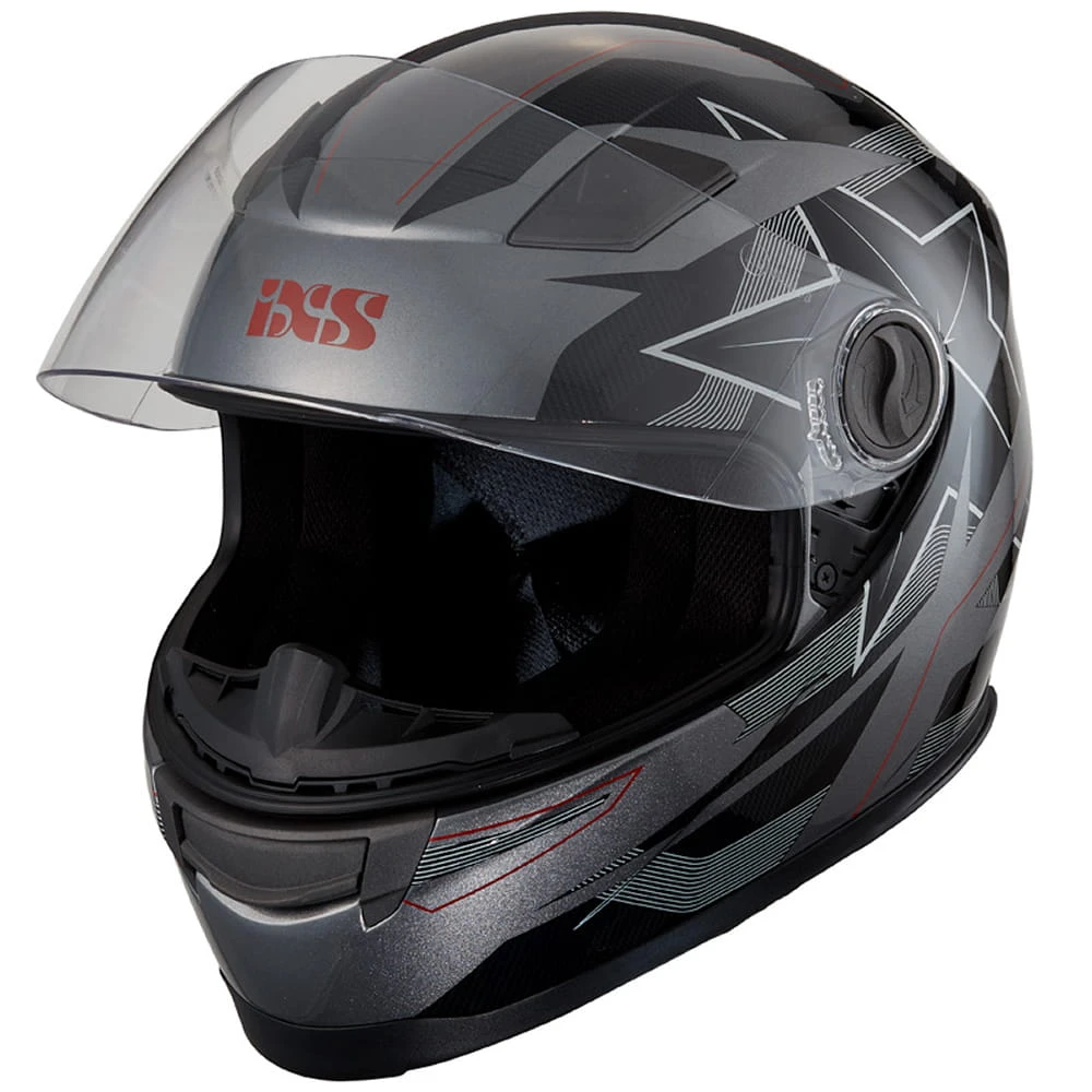 IXS 135 KID 2.0 Helm - Grijs-zwart-rood 3 IXS 135 KID 2.0 Helm - Grijs-zwart-rood - Afbeelding 3