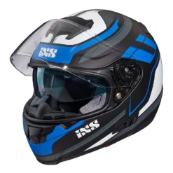 IXS 215 2.0 Motorfietshelm Mat Zwart Blauw Wit -Goedkope Trappen Go Winkel iXS2152 0Motorradhelmmatteblackbluewhite 5