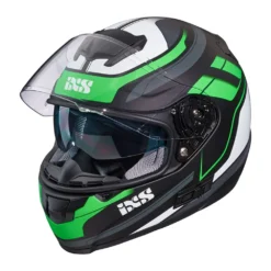 IXS 215 2.0 Motorfietshelm Mat Zwart Groen Wit 9 IXS 215 2.0 Motorfietshelm Mat Zwart Groen Wit -Goedkope Trappen Go Winkel iXS2152 0Motorradhelmmatteblackgreenwhite 5