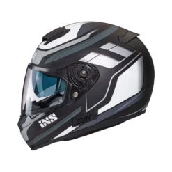 IXS 215 2.0 Motorfietshelm Mat Zwart Grijs Wit -Goedkope Trappen Go Winkel iXS2152 0Motorradhelmmatteblackgreywhite 3