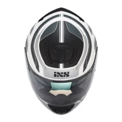 IXS 215 2.0 Motorfietshelm Mat Wit Grijs -Goedkope Trappen Go Winkel iXS2152 0Motorradhelmmattewhitegrey 4