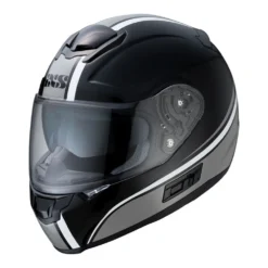 IXS 215 2.1 Motorhelm Mat Zwart Wit Grijs