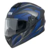IXS 216 2.1 Motorhelm - Mat Zwart-blauw