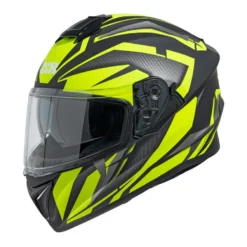 IXS 216 2.1 Motorhelm - Mat Zwart-geel