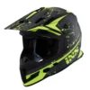 IXS 361 2.0 Motorfietshelm Mat Zwart Fluo Geel