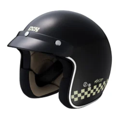 IXS 77 2.0 Jet Helm Mat Zwart Ivoor