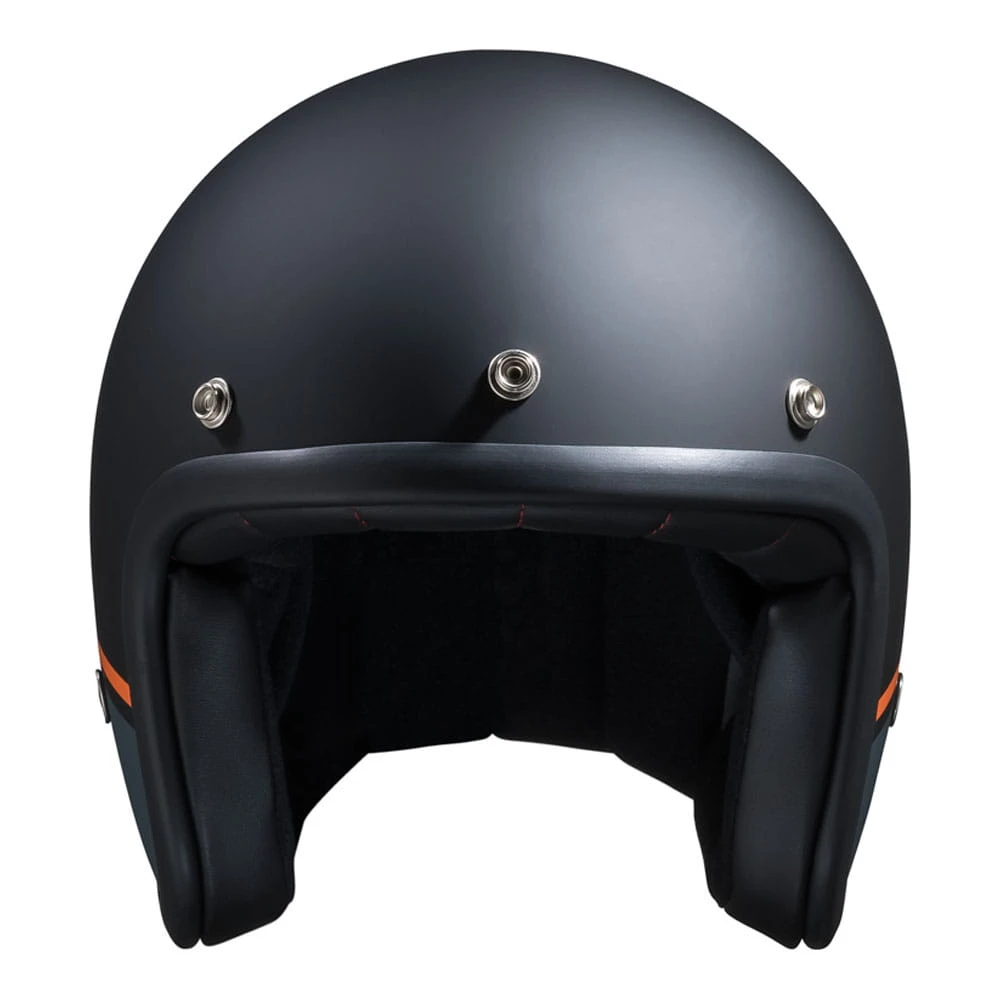 IXS 77 2.2 Jet Helm Mat Zwart Oranje 2 IXS 77 2.2 Jet Helm Mat Zwart Oranje - Afbeelding 2