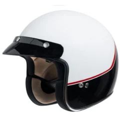 IXS 77 2.2 Jet Helm Wit Zwart Rood