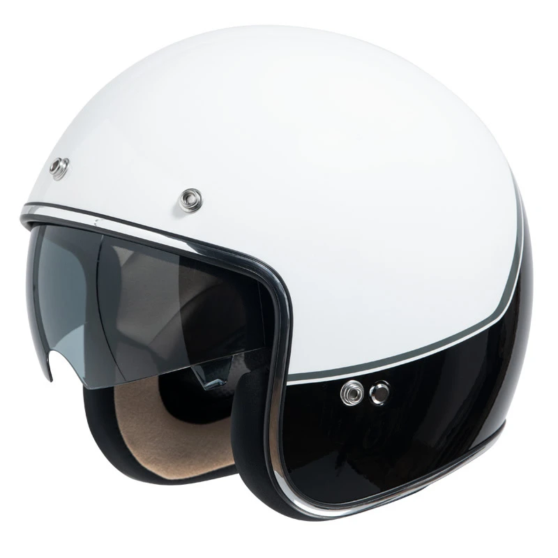 IXS 77 2.2 Jet Helm Wit Zwart Zilver 2 IXS 77 2.2 Jet Helm Wit Zwart Zilver - Afbeelding 2