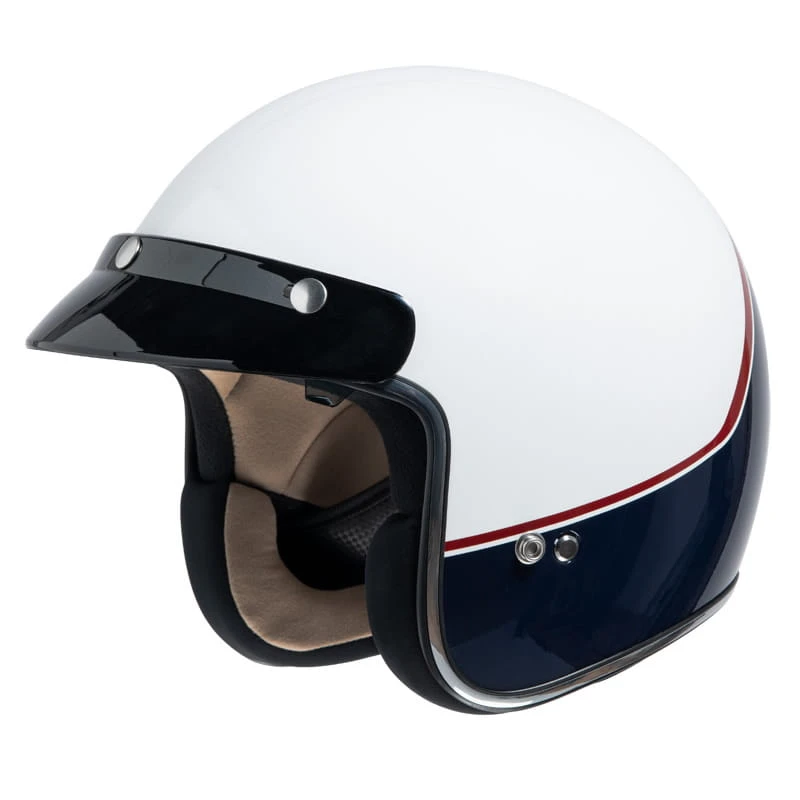 IXS 77 2.2 Jet Helm Wit Blauw Rood 1 IXS 77 2.2 Jet Helm Wit Blauw Rood