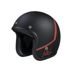 IXS 89 2.0 Jet Helm Mat Zwart Rood
