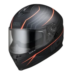 Integraalhelm IXS1100 2.1 Matzwart Oranje