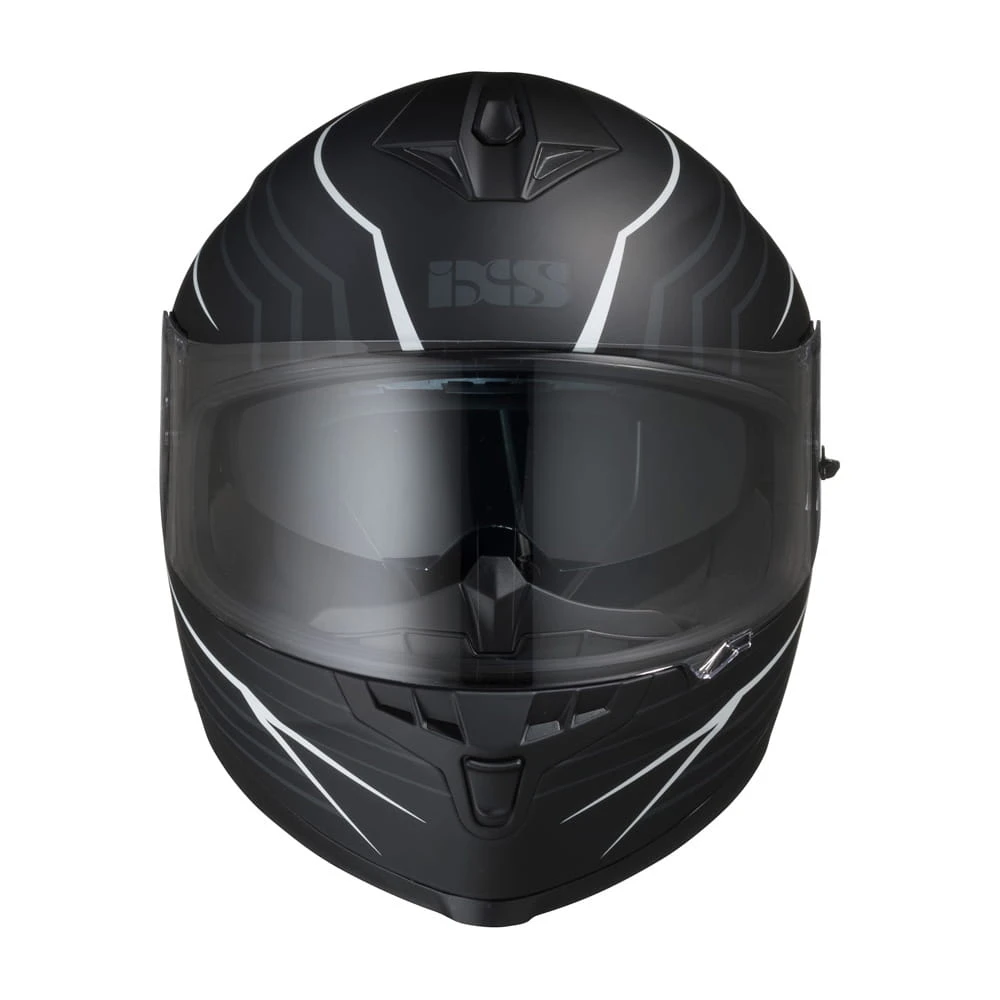 Integraalhelm IXS1100 2.1 Mat Zwart Wit 2 Integraalhelm IXS1100 2.1 Mat Zwart Wit - Afbeelding 2