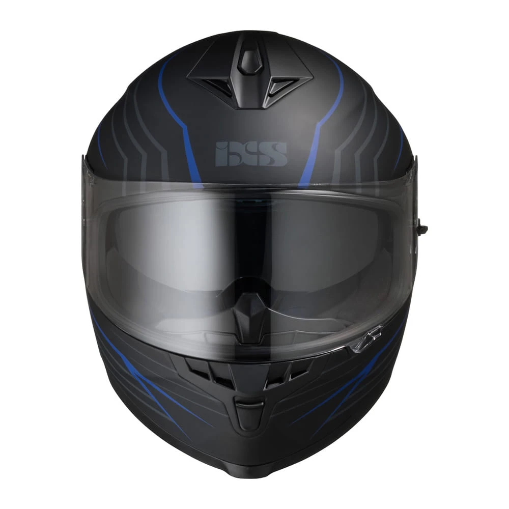 Integraalhelm IXS1100 2.1 Zwart-blauw Mat 2 Integraalhelm IXS1100 2.1 Zwart-blauw Mat - Afbeelding 2