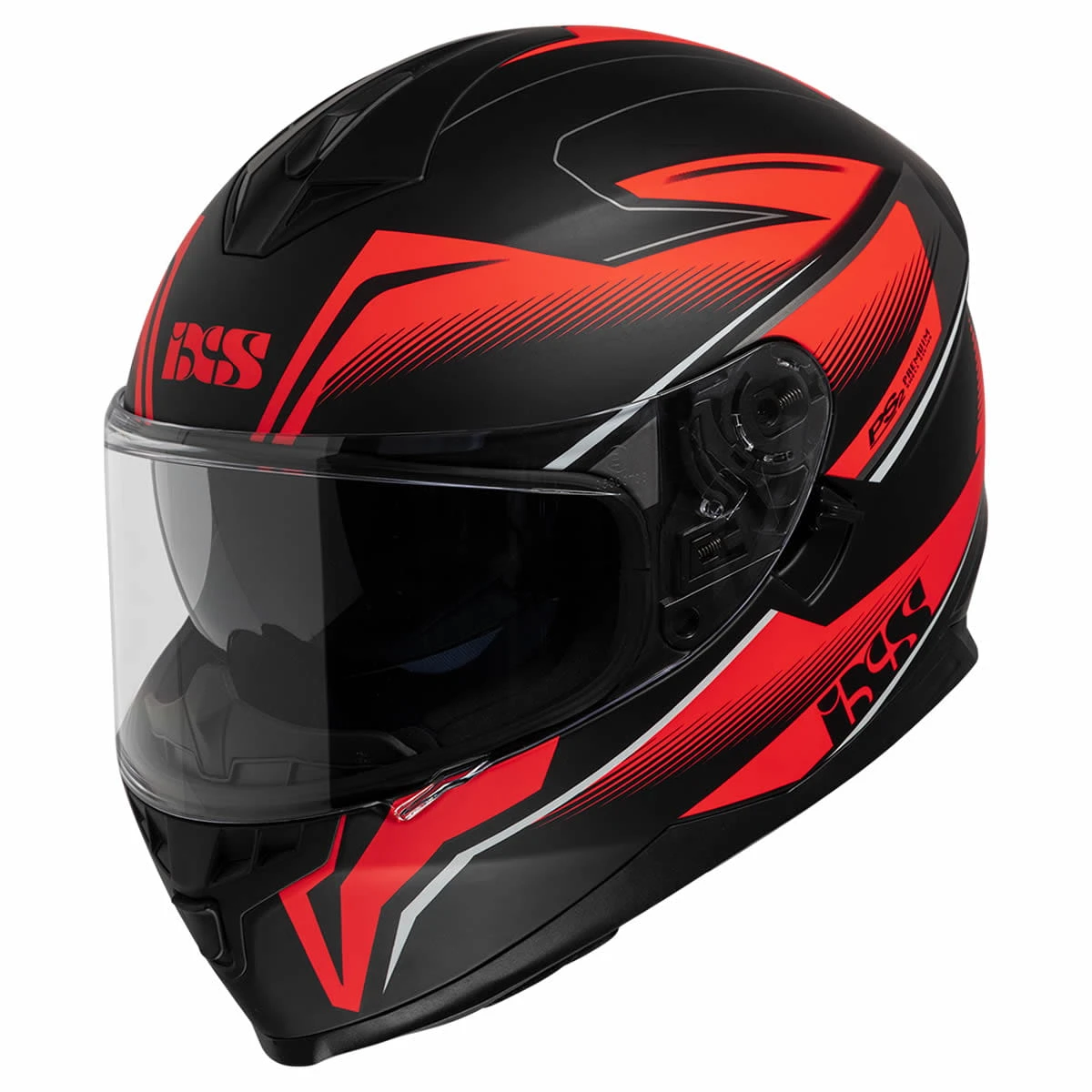 Integraalhelm IXS1100 2.3 - Zwart Mat-rood 1 Integraalhelm IXS1100 2.3 - Zwart Mat-rood