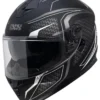 Integraalhelm IXS1100 2.4 - Zwart Mat-grijs