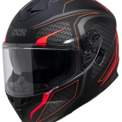 Integraalhelm IXS1100 2.4 - Zwart Mat-rood