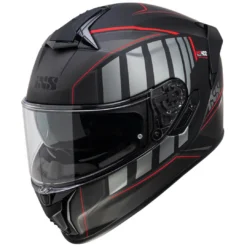 Integraalhelm IXS422 FG 2.1 Zwart Mat-rood