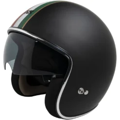 Jet Helm IXS77 2.4 Zwart Mat-rood
