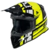 Motorcrosshelm IXS361 2.3 Zwart-geel-grijs