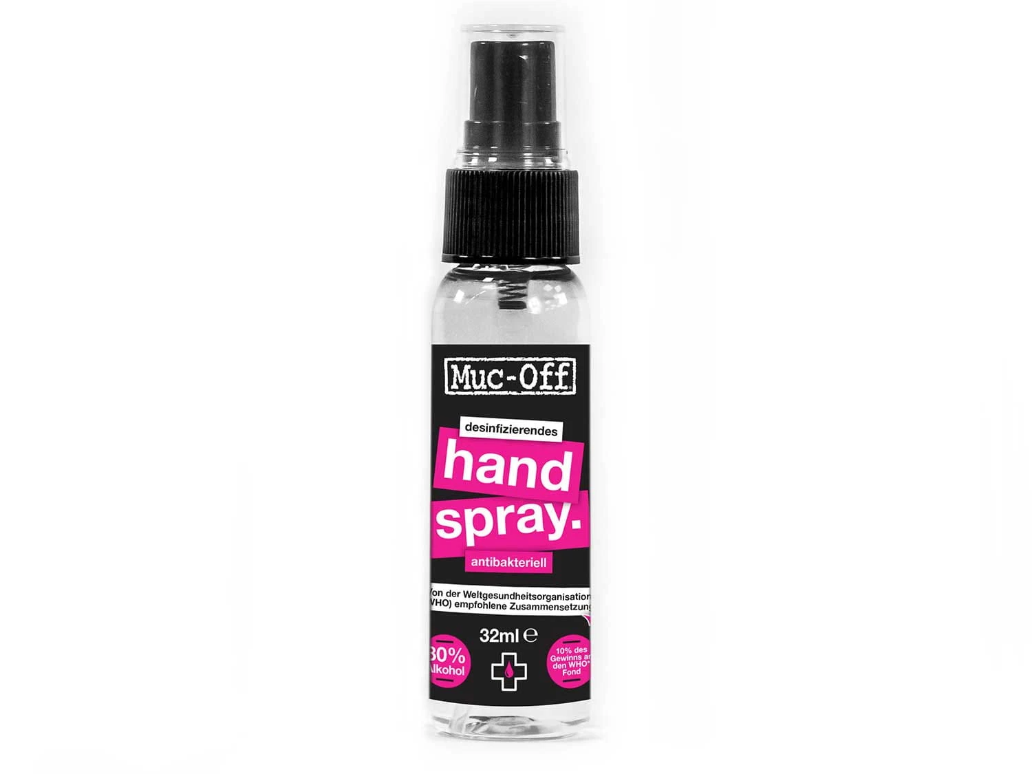 Muc-Off Antibacteriële Desinfecterende Handspray 32 Ml 1 Muc-Off Antibacteriële Desinfecterende Handspray 32 Ml