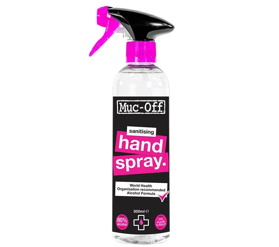 Muc-Off Antibacteriële Desinfecterende Handspray 500 Ml 1 Muc-Off Antibacteriële Desinfecterende Handspray 500 Ml